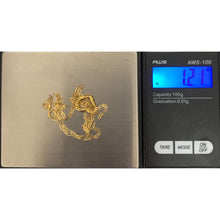 Load image into Gallery viewer, 18K Gold Necklace Chain Heart 17.75 inches 1.21 grams - Rafant