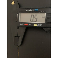 Load image into Gallery viewer, 18K Gold Necklace 16 inches with Heart Charms 1.69 grams - Rafant