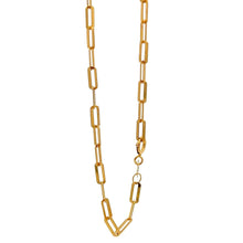 Load image into Gallery viewer, 18K Gold Bracelet Paperclip Size 7 inches - Rafant
