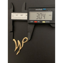 Load image into Gallery viewer, 18K Gold Pendant Letter M 1.74 grams Large - Rafant