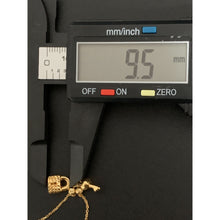 Load image into Gallery viewer, 18K Gold Bracelet 7 inches plus 0.8" extension Key Lock Charms 2.29 grams - Rafant