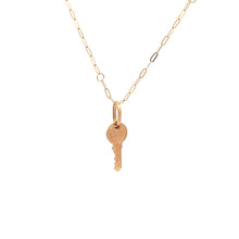 Load image into Gallery viewer, 18K Yellow Gold Necklace Chain 18 inches Heart Pendant 1.53 grams - Rafant