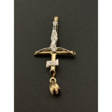 Load image into Gallery viewer, 18K Gold Pendant Cross Jesus Christ 1.11 grams - Rafant
