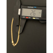 Load image into Gallery viewer, 18K Gold Chain Bracelet Size 7 inches 1.85 grams - Rafant