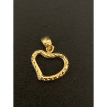 Load image into Gallery viewer, 18K Gold Pendant Charm Open Heart 0.44 grams - Rafant