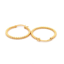 Load image into Gallery viewer, 18K Yellow Gold Earrings Hoops 2.31 grams - Rafant