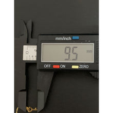 Load image into Gallery viewer, 18K Gold Necklace Chain with Heart Key Pendant 0.69 grams - Rafant