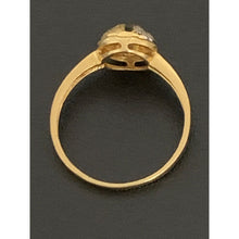 Load image into Gallery viewer, 18K Gold Ring Half Ball White Yellow Gold 1.71 grams Size 5 - Rafant