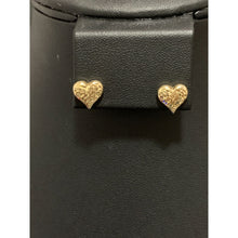 Load image into Gallery viewer, 18K Gold Earrings Stud Heart 1.08 grams - Rafant