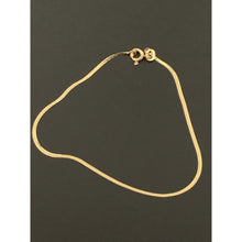 Load image into Gallery viewer, 18K Gold Chain Bracelet Size 7.5 inches 0.85 grams Lightweight - Rafant