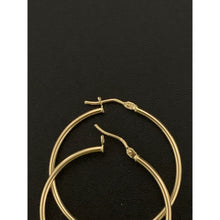Load image into Gallery viewer, 18K Gold Earrings Hoops Loops 1.58 grams - Rafant
