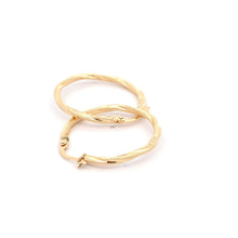 Load image into Gallery viewer, 18K Yellow Gold Earrings Hoops 1.31 grams - Rafant