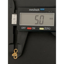 Load image into Gallery viewer, 18K Gold Earrings Stud Infinity 1.47 grams - Rafant