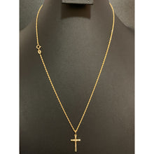 Load image into Gallery viewer, 18K Gold Necklace Chain 20 inches with Jesus Christ Pendant 1.66 grams - Rafant