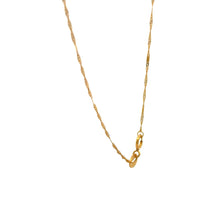 Load image into Gallery viewer, 18K Gold Necklace Chain 18" Pendant Mother Mary Jesus Religious 1.33 grams - Rafant
