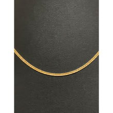 Load image into Gallery viewer, 18K Gold Necklace Curb Chain Only 15.5 inches 2.20grams - Rafant