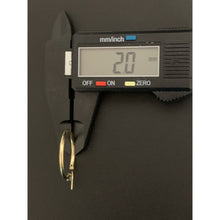 Load image into Gallery viewer, 18K Gold Earrings Hoops Loops 1.59 grams - Rafant