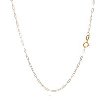 Load image into Gallery viewer, 18K Gold Necklace Chain 20 inches Paperclip 0.80 grams - Rafant
