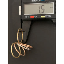 Load image into Gallery viewer, 18K Gold Ring Five Days Tricolor White Yellow Rose Gold 1.62 grams Size 8.25 - Rafant