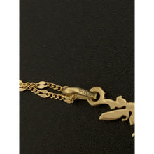 Load image into Gallery viewer, 18K Gold Necklace Chain 16 inches with Fairy Pendant 1.70 grams - Rafant