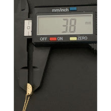 Load image into Gallery viewer, 18K Gold Necklace Chain 16.50" with Rectangle Pendant - Rafant