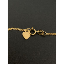 Load image into Gallery viewer, 18K Gold Necklace Chain Wish Cubic Zirconia 17 inches 1 inch extension 2.51 grams - Rafant