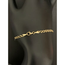 Load image into Gallery viewer, 18K Gold Bracelet Heart Link 1.90 grams Size 7 inches - Rafant