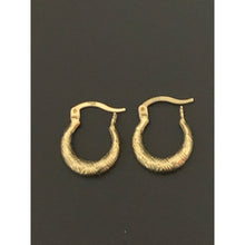 Load image into Gallery viewer, 18K Gold Earrings Hoops Loops 1.19 grams Small - Rafant