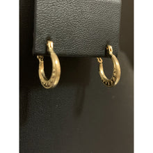 Load image into Gallery viewer, 18K Gold Earrings Hoops Loops 1.08 grams Small - Rafant