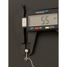 Load image into Gallery viewer, 18K Gold Earrings Dangling Balls White Gold 2.16 grams - Rafant