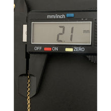 Load image into Gallery viewer, 18K Gold Bracelet Rolo 7.5 inches with Puffed Heart Charm 1.76 grams - Rafant