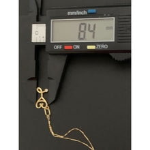 Load image into Gallery viewer, 18K Gold Necklace Chain 15.5 inches Stethoscope Pendant 1.68 grams - Rafant