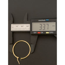 Load image into Gallery viewer, 18K Gold Earrings Hoops Loops 2.09 grams - Rafant