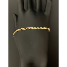 Load image into Gallery viewer, 18K Gold Bracelet Curb Link Size 7.5 inches 2.57 grams - Rafant