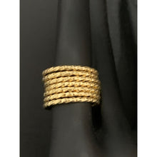 Load image into Gallery viewer, 18K Gold Ring Seven Days 2.17 grams Size 5.75 - Rafant