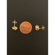 Load image into Gallery viewer, 18K Gold Earrings Stud Knot Small 1.16 grams - Rafant