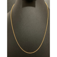 Load image into Gallery viewer, 18K Gold Necklace Chain 19.50 Inches Rolo 2.25 grams - Rafant