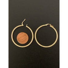 Load image into Gallery viewer, 18K Gold Earrings Hoops Loops 2.05 grams - Rafant