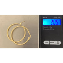 Load image into Gallery viewer, 18K Gold Earrings Hoops Loops 2.05 grams - Rafant