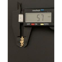 Load image into Gallery viewer, 18K Gold Stud Earrings Leaves 1.36 grams - Rafant