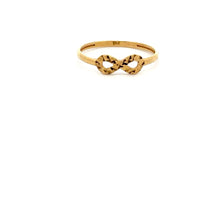 Load image into Gallery viewer, 18K Gold Ring Infinity 1.05 grams Size 6.25 - Rafant
