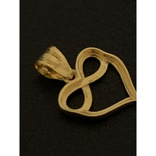 Load image into Gallery viewer, 18K Gold Pendant Charm Heart Infinity 0.39 grams - Rafant