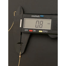 Load image into Gallery viewer, 18K Gold Necklace Balls Beads Russian Stones Tricolor 3.31 grams Size 16.75 inches - Rafant