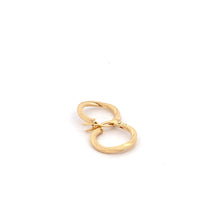 Load image into Gallery viewer, 18K Yellow Gold Earrings Hoops Tiny 0.87 grams - Rafant