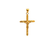 Load image into Gallery viewer, 18K Gold Pendant Cross Jesus Christ Religious 0.73 grams - Rafant