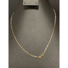 Load image into Gallery viewer, 18K Gold Necklace Chain Paperclips 1.62 grams 18 inches - Rafant