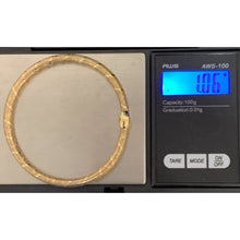 Load image into Gallery viewer, 18K Gold Bracelet Soft Bangles Mesh Stretchable 1.06 grams - Rafant