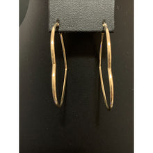 Load image into Gallery viewer, 18K Gold Earrings Hoops Loops Heart 3.49 grams - Rafant