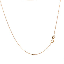 Load image into Gallery viewer, 18K Gold Necklace Chain 17.5 inches Pendant Heart Puffed 1.40 grams - Rafant