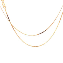 Load image into Gallery viewer, 18K Yellow Gold Necklace Chain Snake 17.5 inches 1.56 grams Thin Chain - Rafant